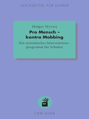 cover image of Pro Mensch – kontra Mobbing